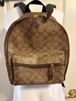 Coach Medium Charlie backpack F32200 signature canvas ac-01-007