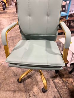 Faux Leather Home Office Desk Chair
