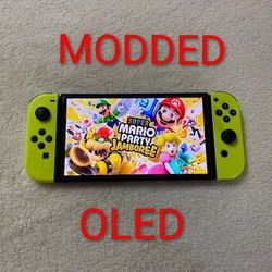 Nintendo Switch OLED Mod with 512GB sd And Over 7500 Games