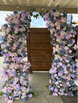 Flower arches with metal stand