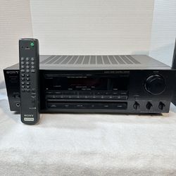 Sony Stereo Receiver with Sony remote—TESTED—Great Sounding Almost Vintage Receiver-Demonstration Available 