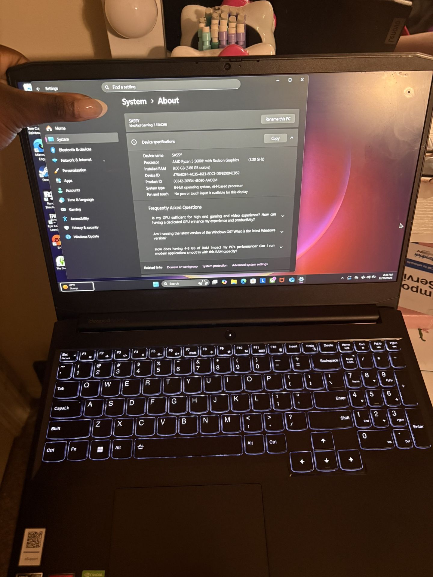 Lenovo Ideapad Gaming 3