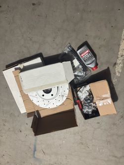 Infiniti G37 z1 Rotors and pads and brake lines