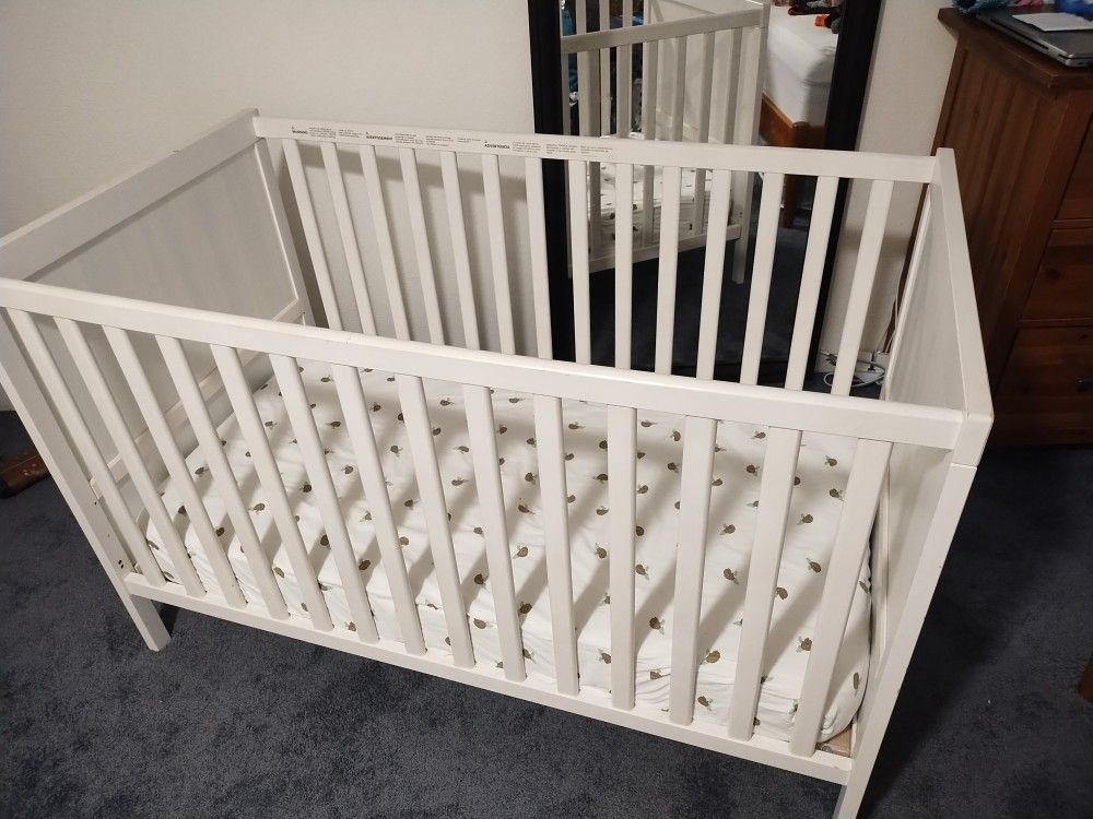 IKEA Crib With Mattress