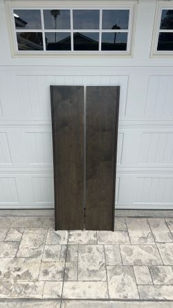 New Custom Wood Floating Shelves – 58.5” x 12” Deep – Set of 2