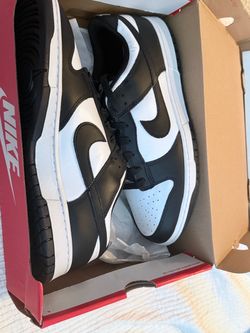 Nike Dunk Low "Panda" (Black/White) - Men's Size 13