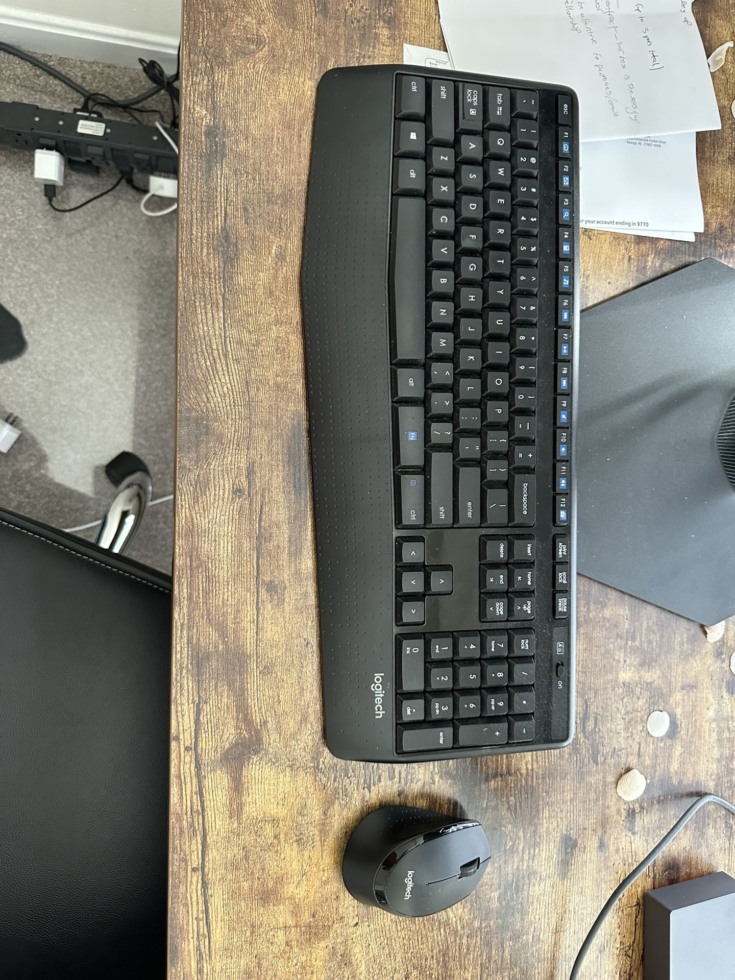 Mini USB Logitech Keyboard + Mouse
