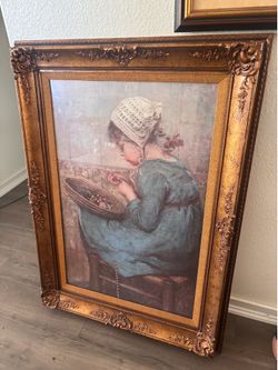 Large antique style frame