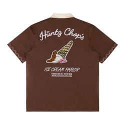 Hüntz Chop Ice cream Parlor Button Up Shirt