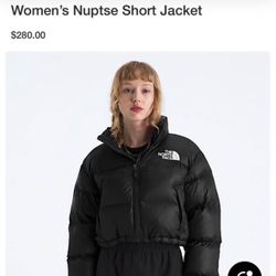 North face Nuptse Short Jacket 