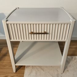 Williams Sonoma Lewis 1-Drawer Nightstands, Bone, Pair (2)