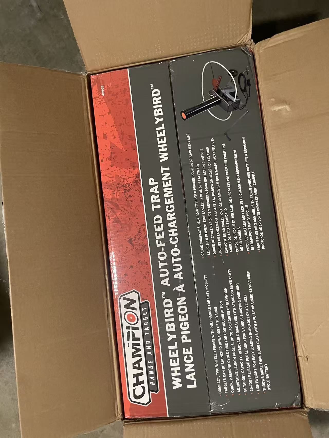 Champion WheelyBird Auto-Feed Clay Pigeon Trap – Like New