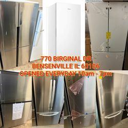 🔥 ❄️ Selección Nuevo Refrigerador 33" Puerta Francesa Congelador Inferior LG GE Haier Hisense