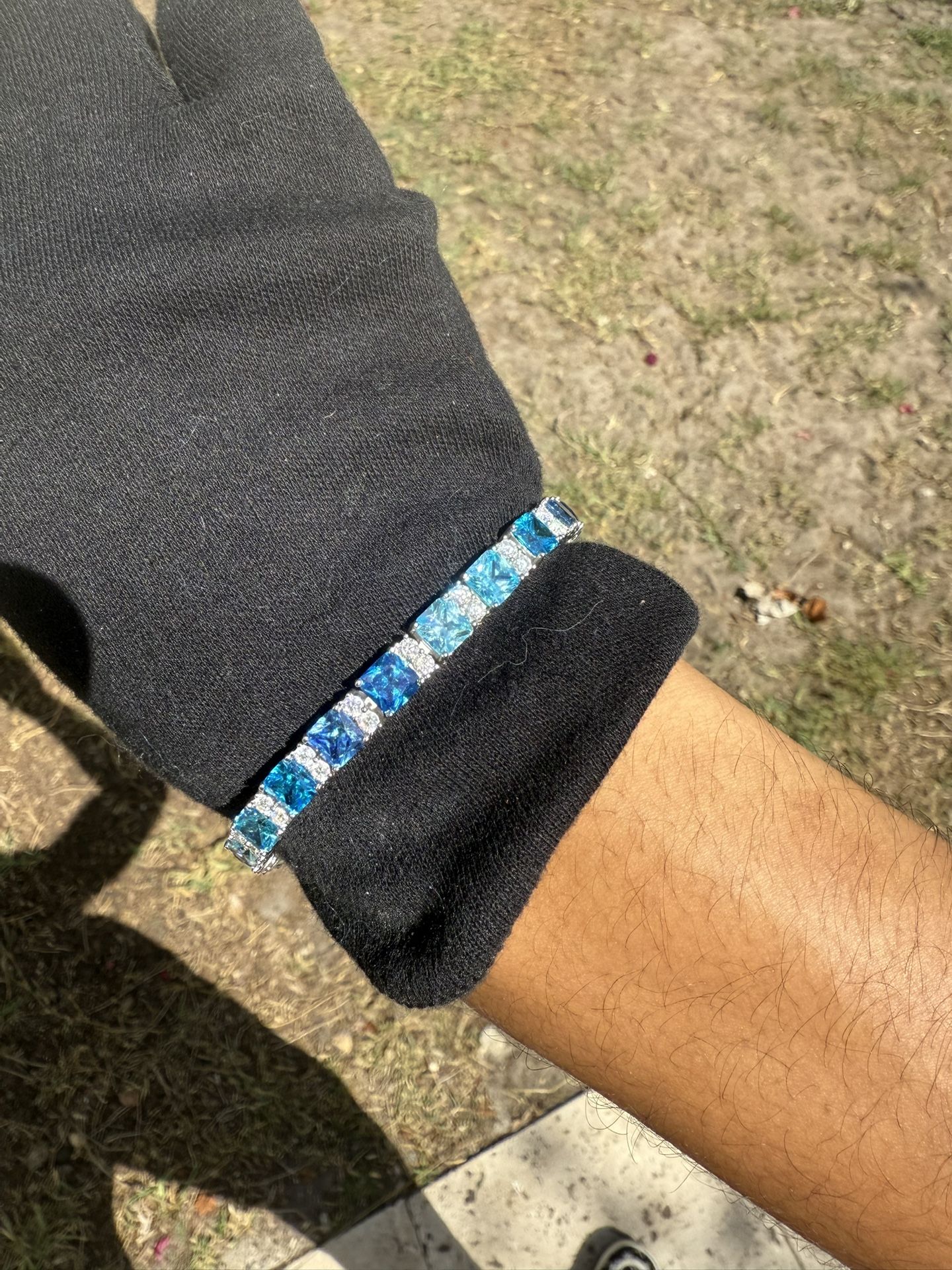 Diamond Test Approved Moissanite 6.5MM Tennis Bracelet