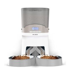 $50 ALUKE DUAL AUTOMATIC PET FEEDER 