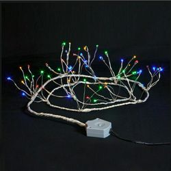 6 function battery multi color LED lights 5 feet
