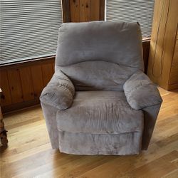 Light brown microfiber Recliner
