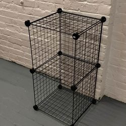 Double Stack Metal Shelf unit