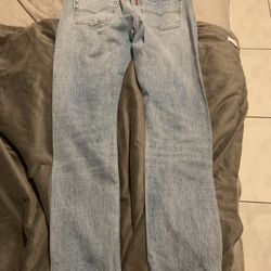 Clothing For Sale. Jeans New Levi’s From Nordstrom’s 505c Size 28w Selveedge Straight Leg 