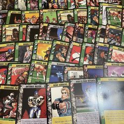 Lot Of 57 1995 upper deck gridiron fantasy football card game