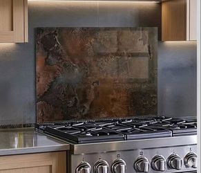 Tempered Glass Kitchen Backsplash (30” x 24”)