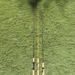 3 Trout Fishing Rods