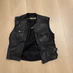 2 Leather Motorcycle Vests