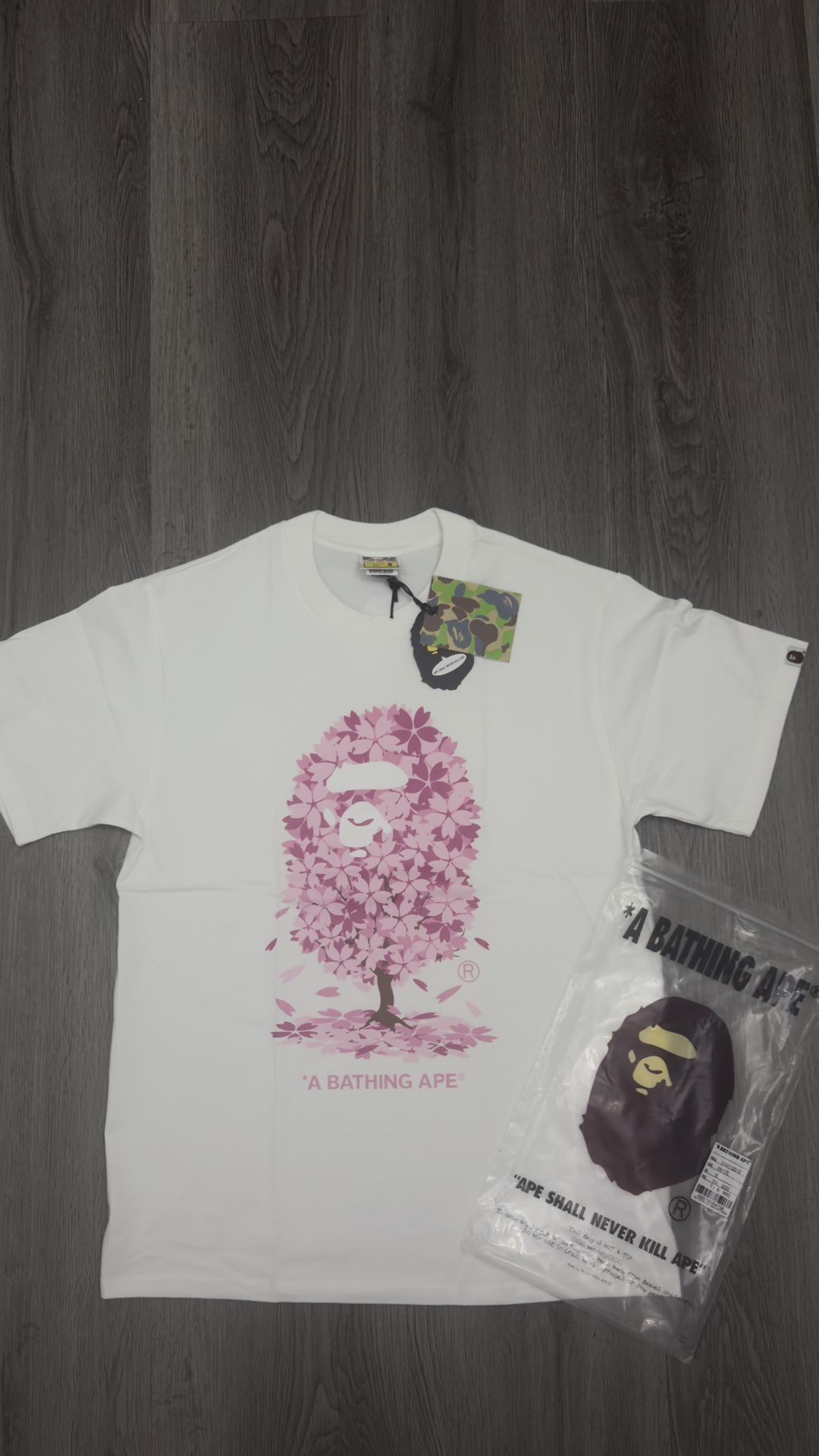 BAPE X CHERRY BLOSSOM TEE
