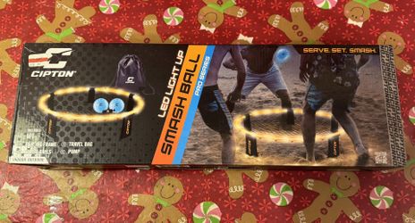 Cipton LED Light Up Smash Ball Set Portable Outdoor Beach Games NEW $30