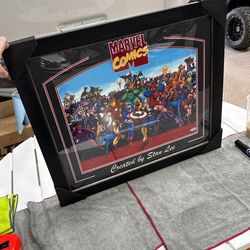 Marvel Comics Autographed Photo By Stan Lee
