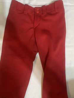 Girls Red Mizuno Softball Pants