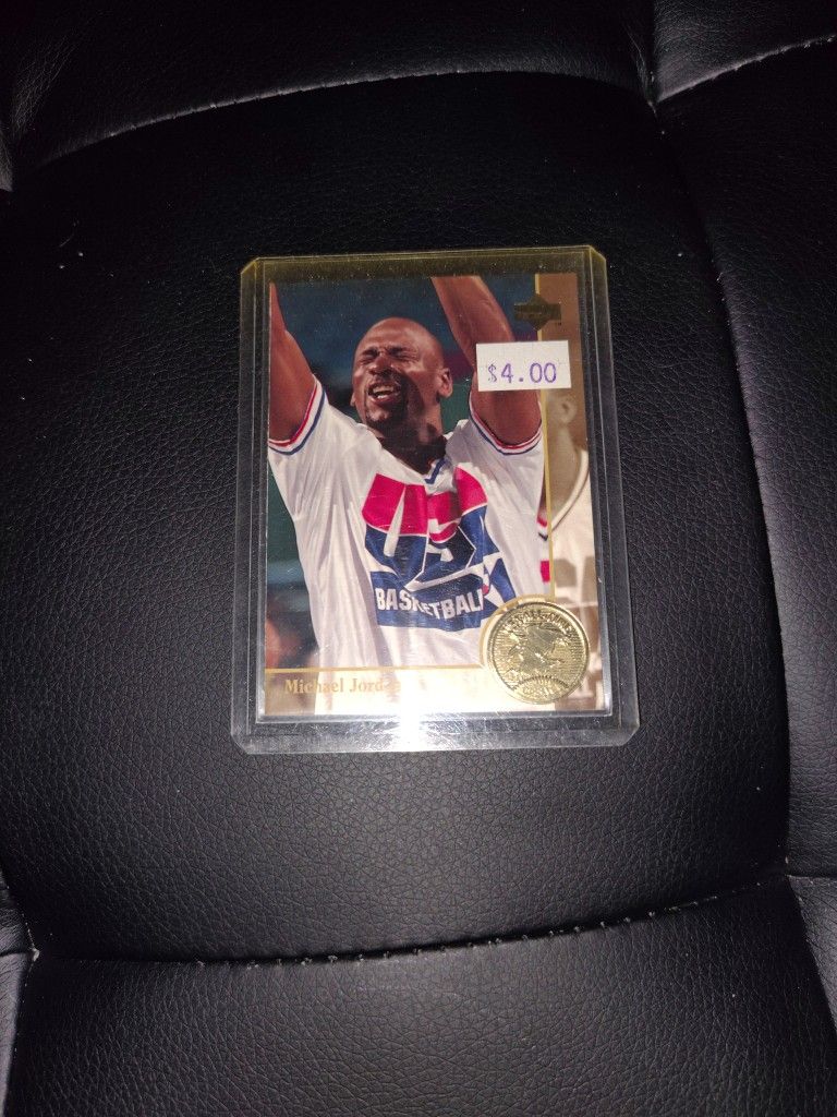 1994 Upper Deck basketball set, card number 85, featuring Michael Jordan in his Team USA uniform from the "All-Time Greats"