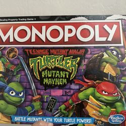 New Teenage mutant ninja turtles Monopoly game