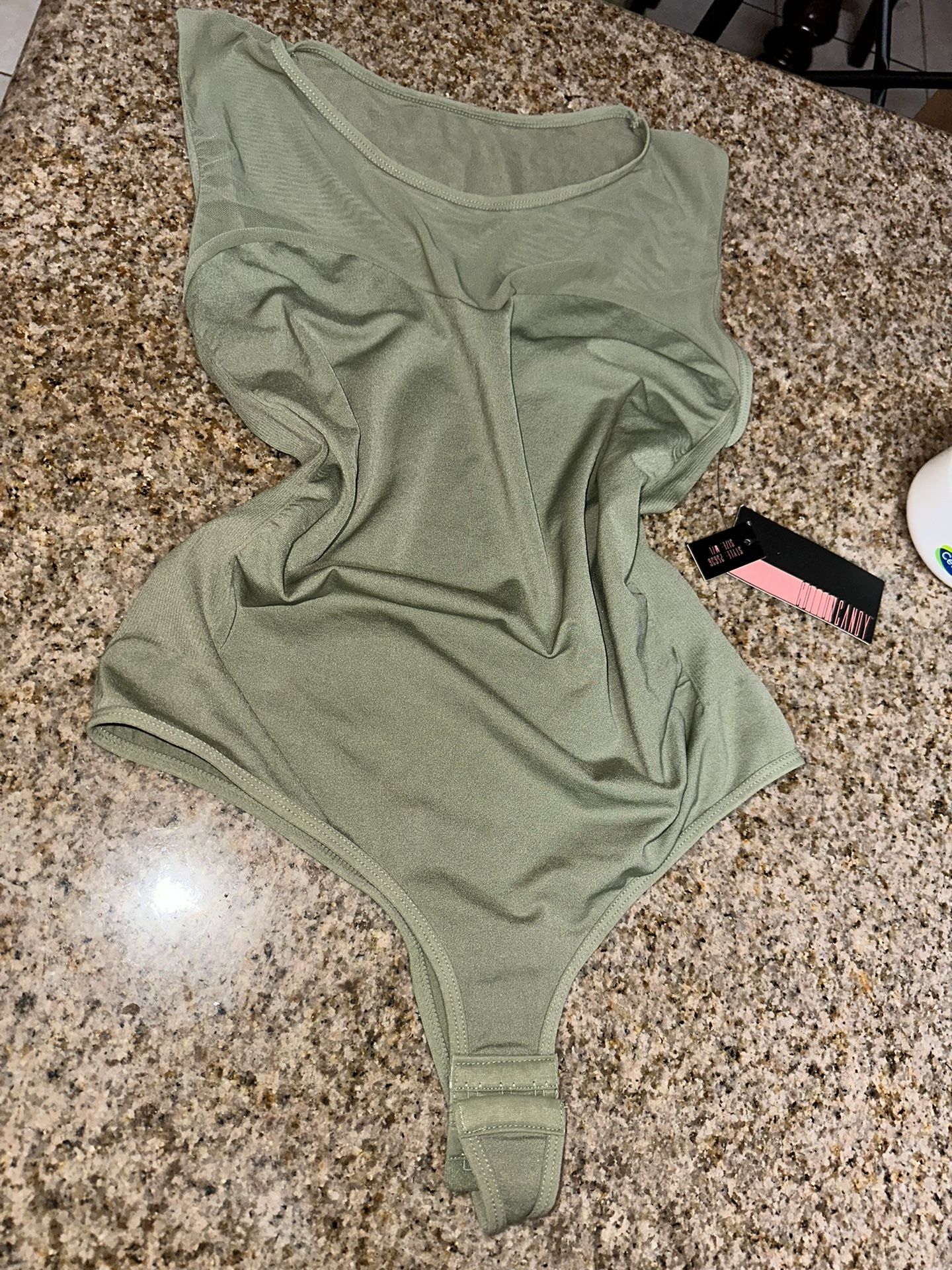Olive Green Bodysuit