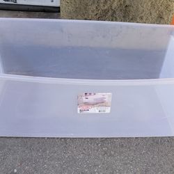 Clear Storage Container With NO Lid 