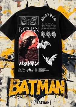 NEW Darc Sport X Batman Large DARC CAVE "PREMIUM" OVERSIZED TEE
