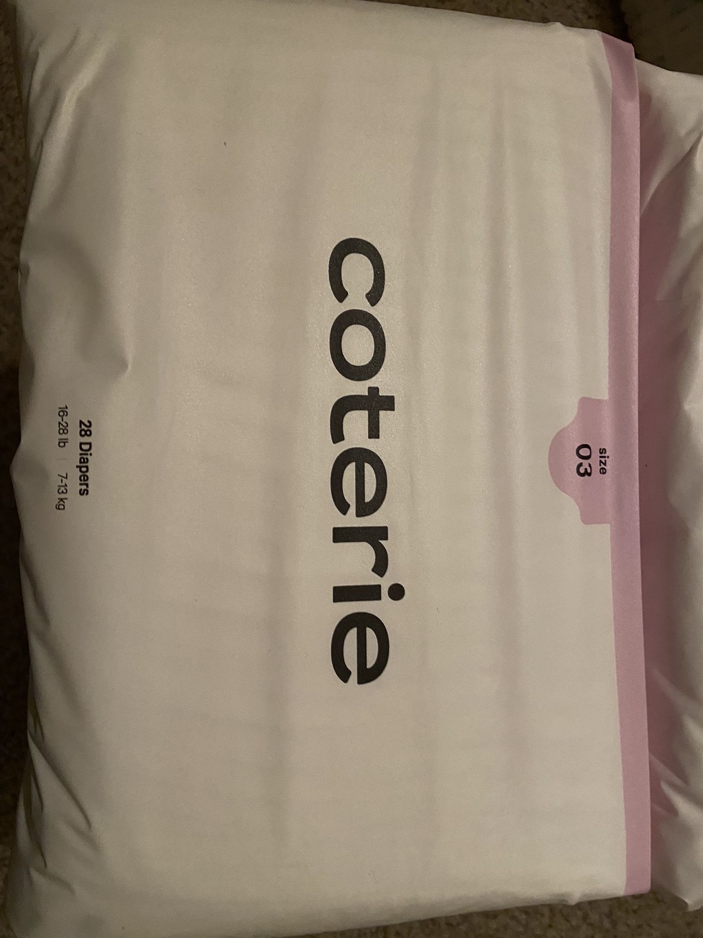 Coteries Diapers, Size 3