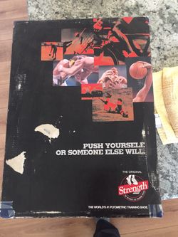 Sz 12 Original Strength shoes, comes with workout plan and dvd