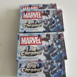 2025 Topps Chrome Marvel Hobby Box