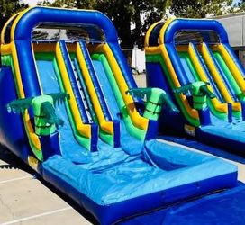 Pre Owned Double Water Slide