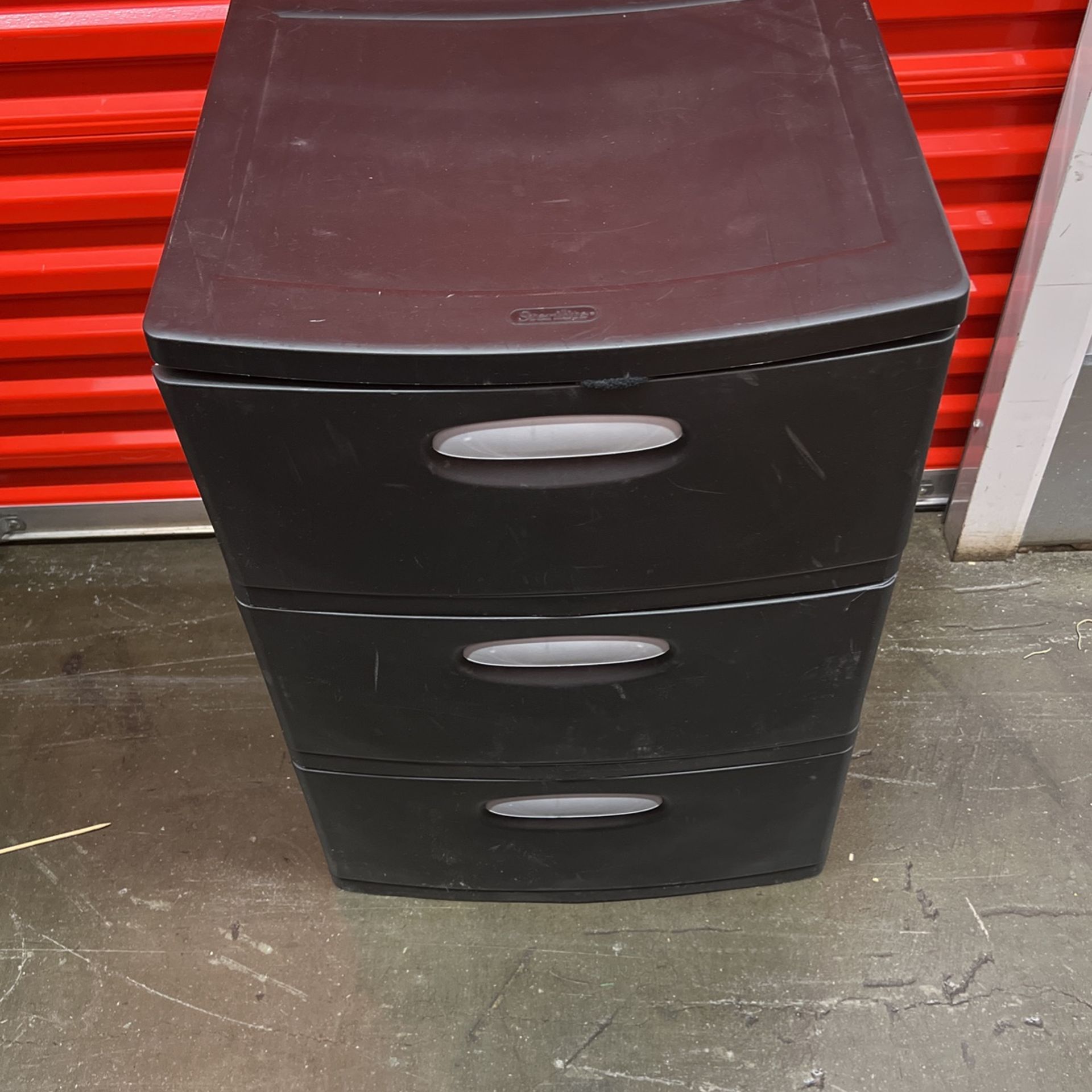 Plastic 3 Drawers