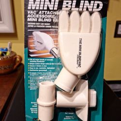 Mini Blind Vac Attachment -NEW