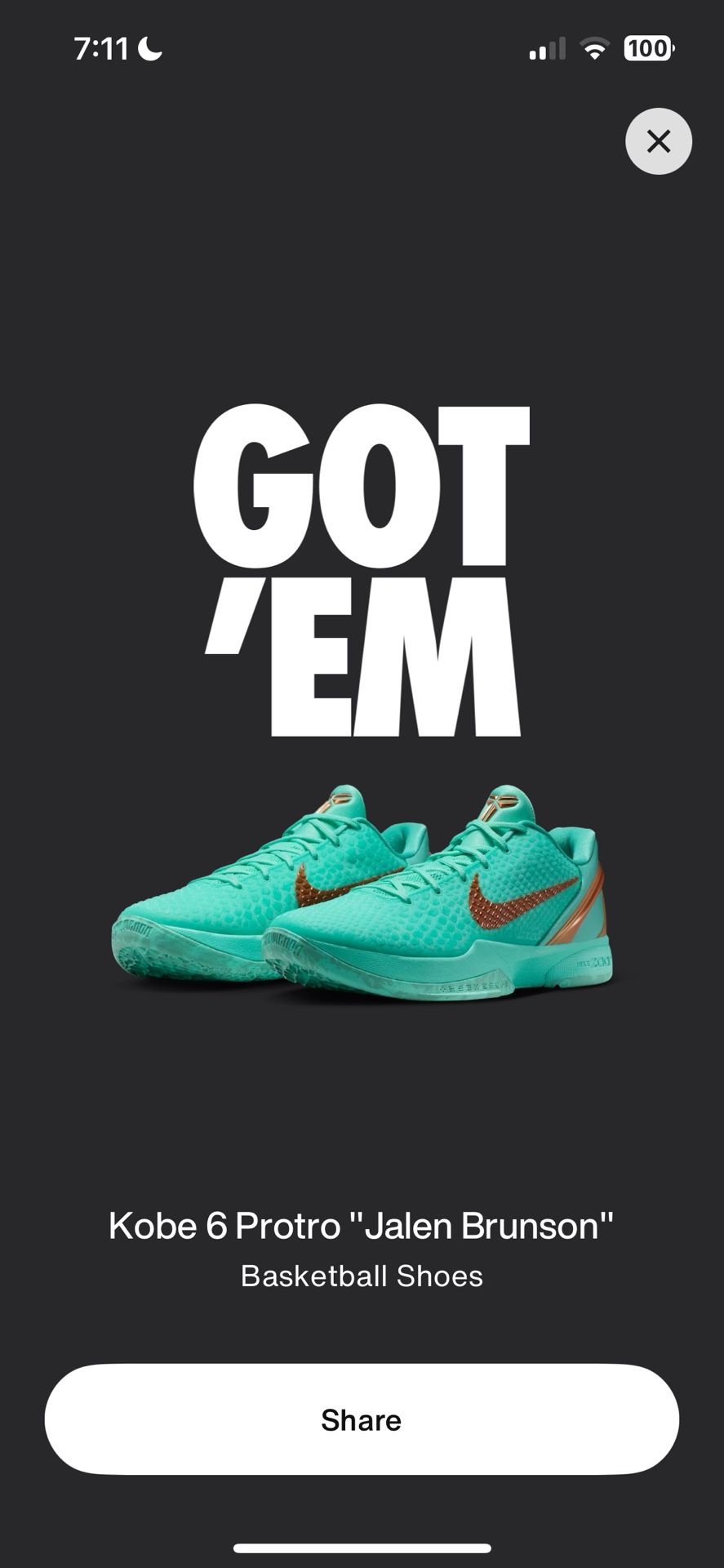 Kobe 6 Protro "Jalen Brunson"