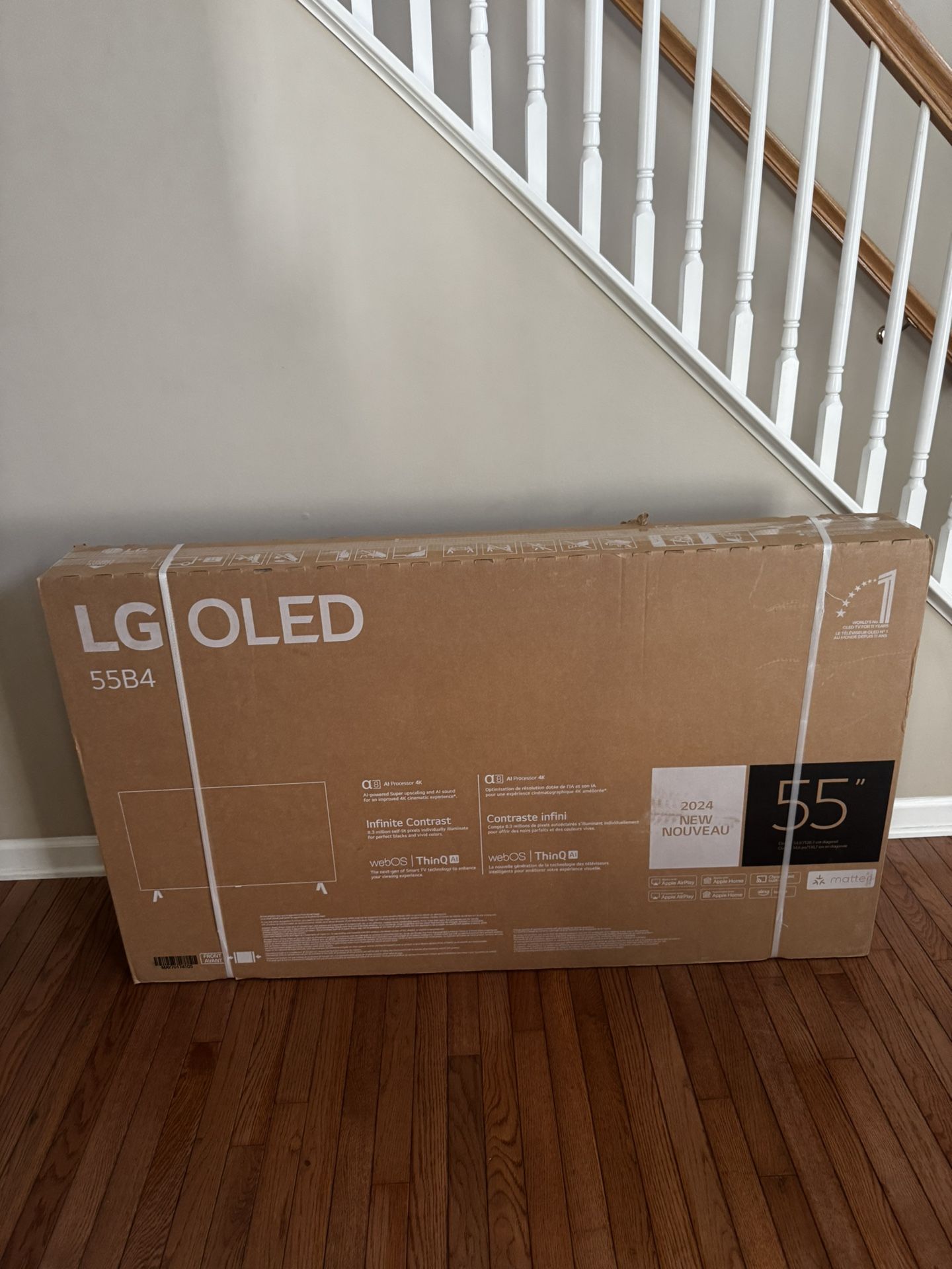 LG 55” 4K OLED Smart TV 55B4
