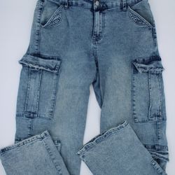 Justice Cargo Jeans – Size M