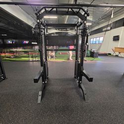 Vesta Pro Series 2in1 Squat Rack | Functional Trainer | 400lb Weight Stack | Commercial Grade | Gym Equipment | FREE DELIVERY🚚 🔴