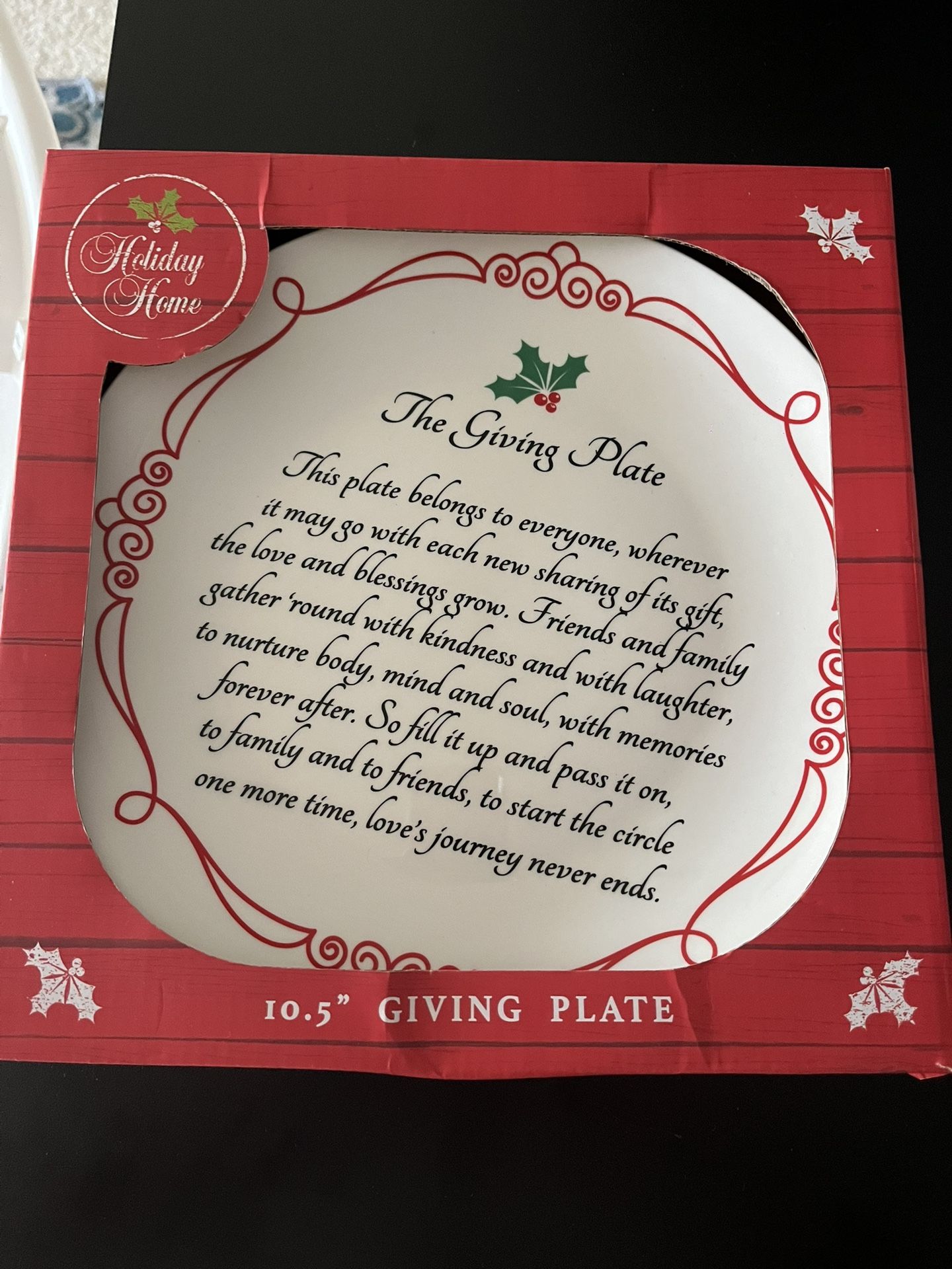 Christmas Giving Plate
