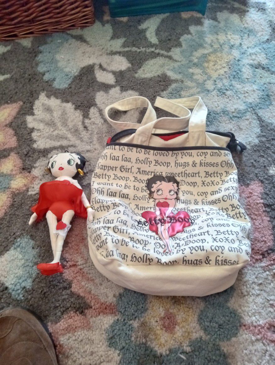 Betty Boop Bag And Doll
