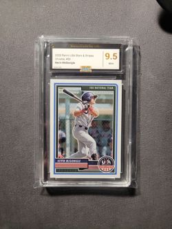 Kevin McGonigle 2023 Panini USA Stars & Stripes Chrome #55 GAS 9.5