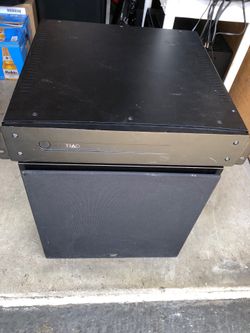 Triad amplifier & 10” NHT Speaker Sub